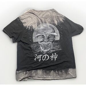 Spirited Away No Face Graphic T shirt Men XL Studio Ghibli Anime Tie Dye Black